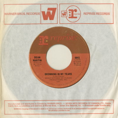 Drowning In My Tears / I Take A Lot Of Pride In What I Am (1969)