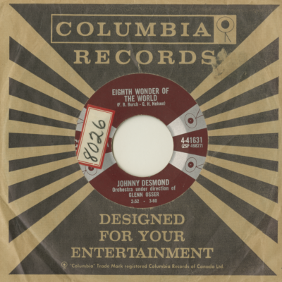Eight Wonder Of The World / I Never Meant To Fall In Love (1960)