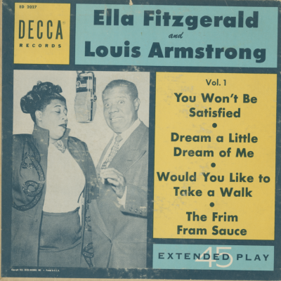 Ella Fitzgerald And Louis Armstrong (1953)