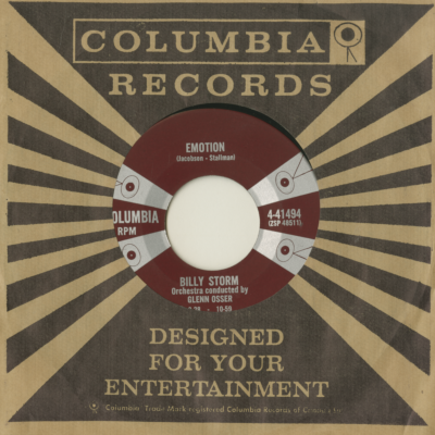 Emotion / I Can't Stop Crying For You (1959)