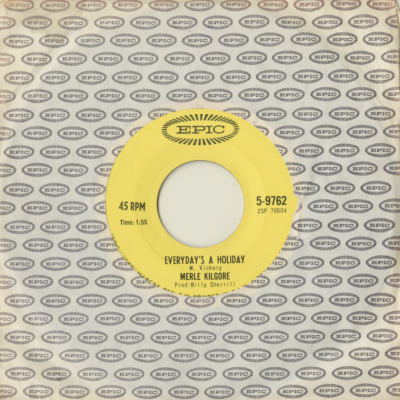 Everyday's A Holiday / It's All Over Now (1965)