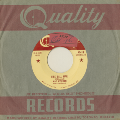 Fireball Mail / When Roses Bloom Again (1955)