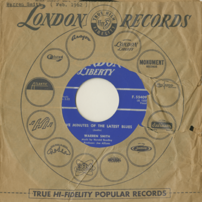 Five Minutes Of The Latest Blues / Bad News Gets Around (1962)