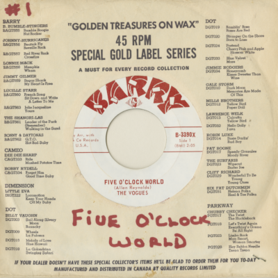 Five O'Clock World / Nothing To Offer You