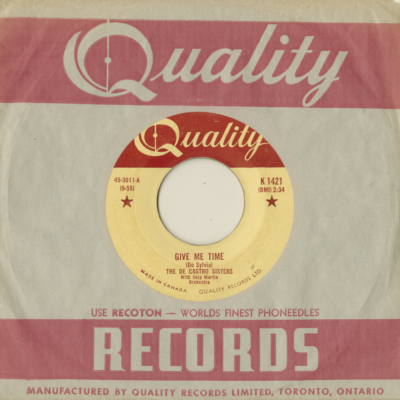Give Me Time / Too Late Now (1955)
