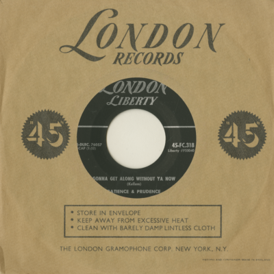 Gonna Get Along Without You / The Money Tree (1956)