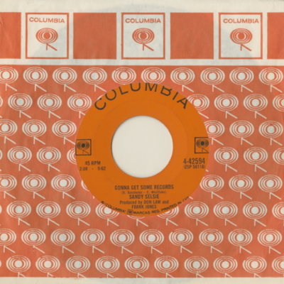 Gonna Get Some Records / Walk With Me My Angel (1962)