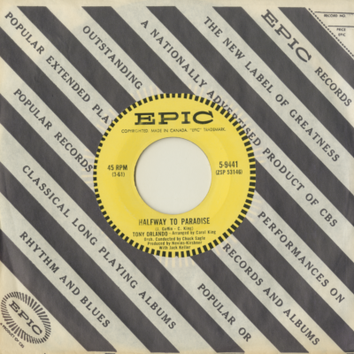 Halfway To Paradise / Lonely Tomorrows (1961)