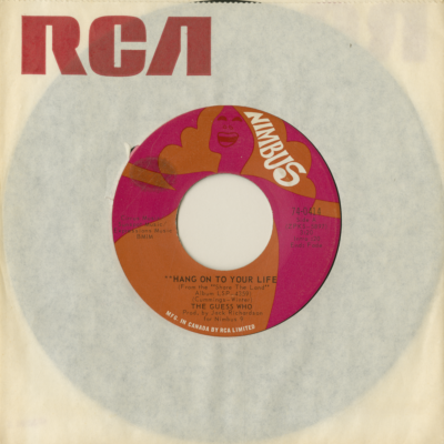 Hang On To Your Life / Do You Miss Me Darlin' (1971)