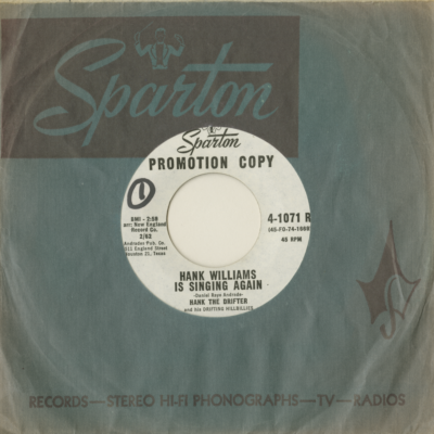 Hank Williams Is Singing Again / Don't You Lock Your Daddy Out