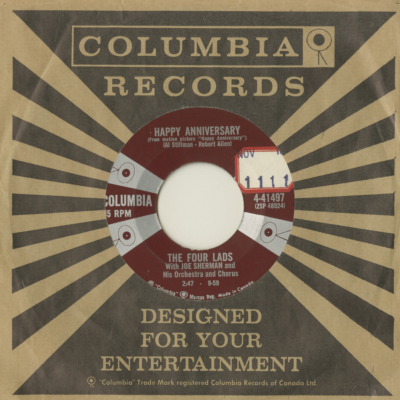 Happy Anniversary / Who Do You Think You Are (1959)