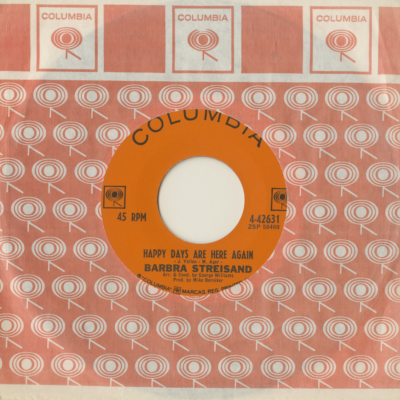 Happy Days Are Here Again / When The Sun Comes Out (1962)