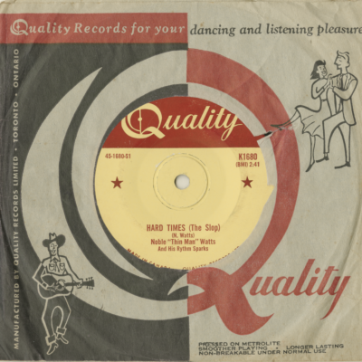 Hard Times / I'm Walking The Floor Over You (1957)