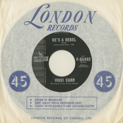He's A Rebel / Be My Love (1962)