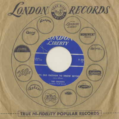 He's Old Enough To Know Better / I'm Feeling Better (1961)