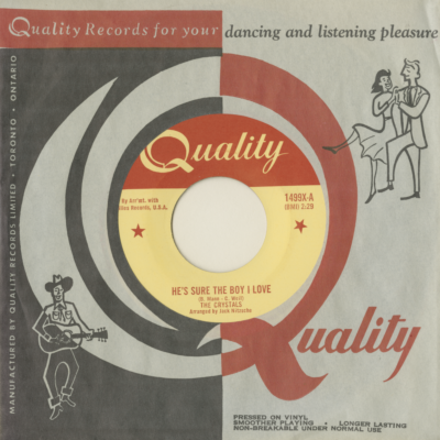 He's Sure The Boy I Love / Walkin' Along La La La (1962)