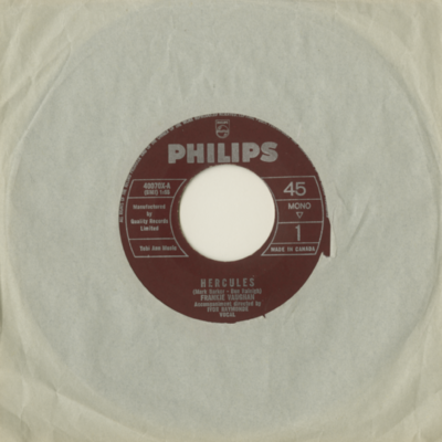Hercules / I'm Gonna Clip Your Wings (1962)