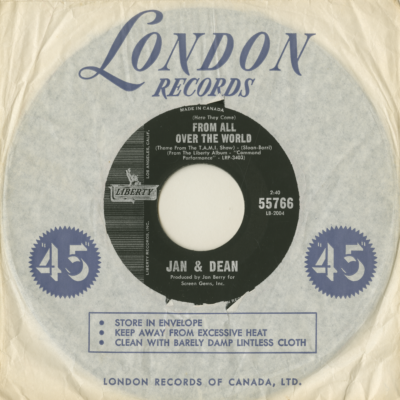 Here They Come From All Over The World / Freeway Flyer (1965)