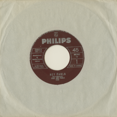 Hey Paula / Bobby Is The One (1963)