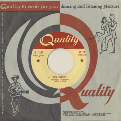 Hey Sherriff / Sweet Thing (1958)