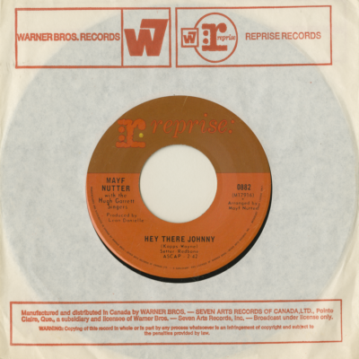 Hey There Johnny / My Kind Of Music (1970)