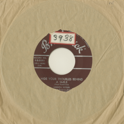 Hide Your Troubles Behind A Smile / To Know You Is To Love You (1958)
