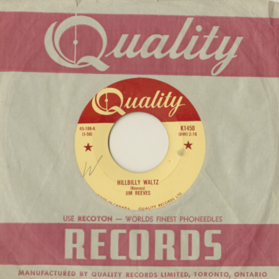 Hillbilly Waltz / Let Me Remember (1956)
