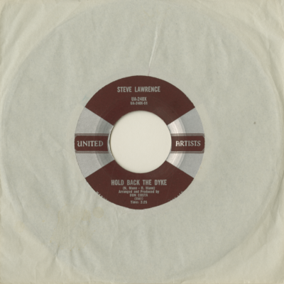 Tears From Heaven / Hold Back The Dyke (1960)