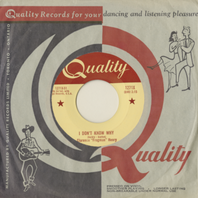 I Don't Know Why / Just My Baby And Me (1961)