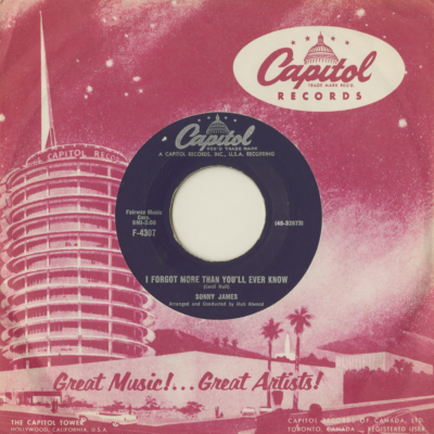 I Forgot More Than You'll Ever Know / 'Till Tomorrow (1959)