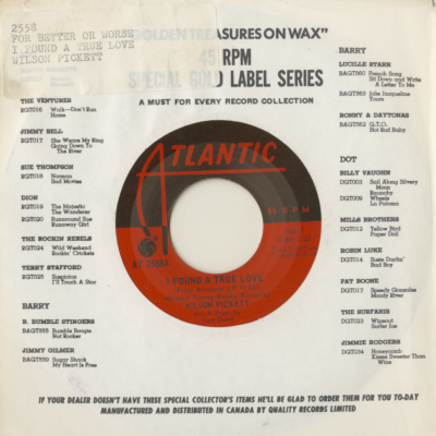 I Found A True Love / For Better Or Worse (1968)