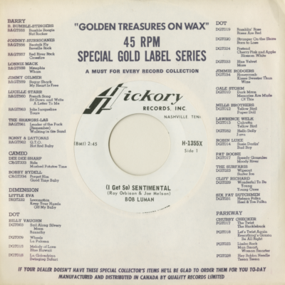 I Get So Sentimental / Five Miles From Home (1965)