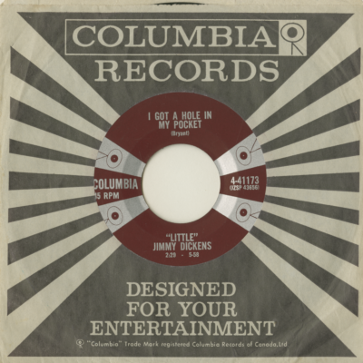 I Got A Hole In My Pocket / Me And My Big Loud Mouth (1958)