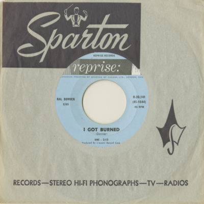 I Got Burned / A Tear In My Eye (1963)