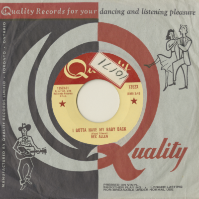 I Gotta Have My Baby Back / My Confession (1961)