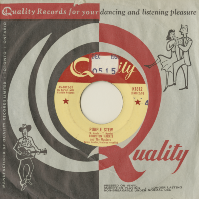 I Hear A Rhapsody / Purple Stew (1958)