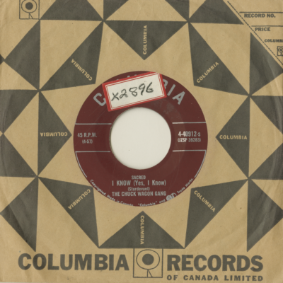 I Know Yes I Know / Sing On The Way (1957)