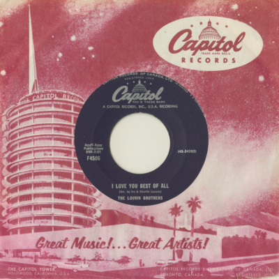 I Love You Best Of All / Scared Of The Blues
