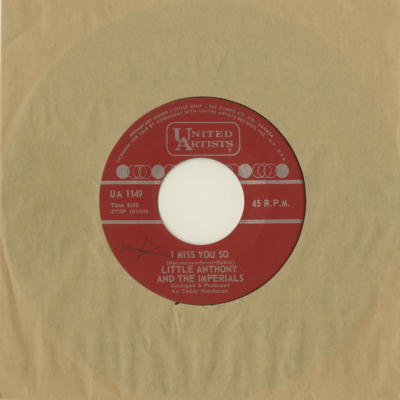 I Miss You So / Get Out Of My Life (1966)