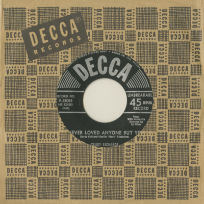 I Never Loved Anyone But You / I Don't Mind (1952)