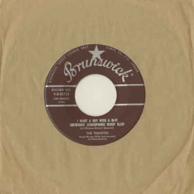 I Want A Boy With A HiFi Supersonic Stereophonic Bloop Bleep / From The Word Go (1959)