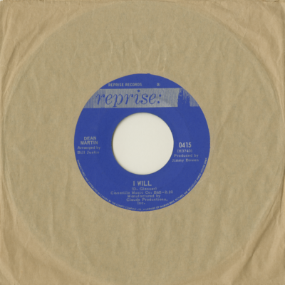 I Will / You're The Reason I'm In Love (1965)