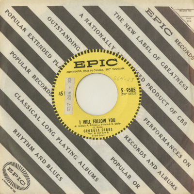 I Will Follow You / Candy Kisses (1963)