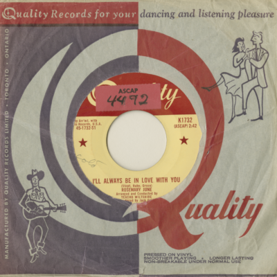 I'll Always Be In Love With You / Person To Person (1958)