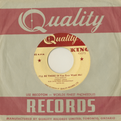 I'll Be There / I'm A Stranger In My Home (1954)