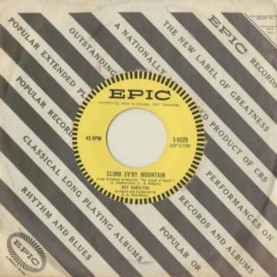 I'll Come Running Back To You / Climb Every Mountain  (1962)
