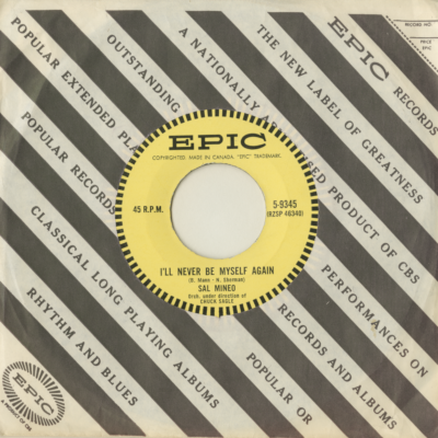 I'll Never Be Myself Again / The Words That I Whisper (1959)
