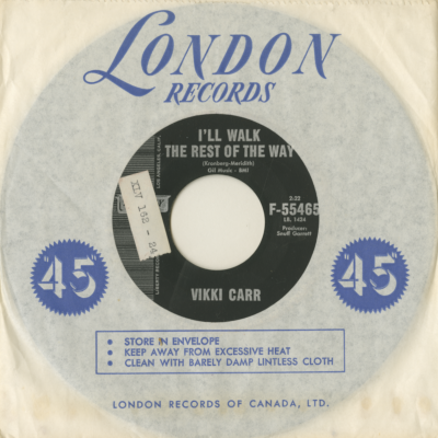 I'll Walk The Rest Of The Way / Beside A Bridge (1962)