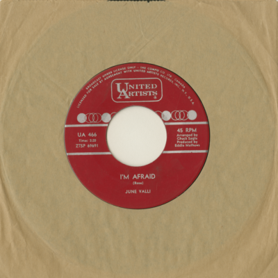 I'm Afraid / Hush Little Baby (1962)