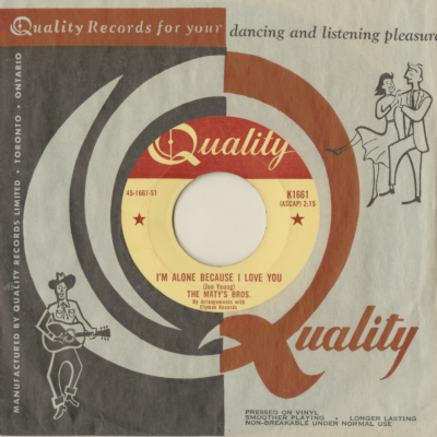 I'm Alone Because I Love You / Sweet 16 (1957)